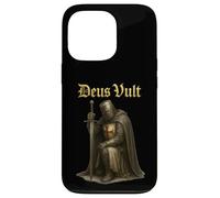 Deus Vult - Guerrero Católico de Cristo - Corteza del Templo Carcasa para iPhone 13 Pro