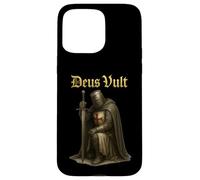 Deus Vult - Guerrero Católico de Cristo - Corteza del Templo Carcasa para iPhone 15 Pro MAX