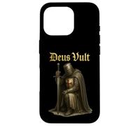 Deus Vult - Guerrero Católico de Cristo - Corteza del Templo Carcasa para iPhone 16 Pro