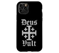 Deus Vult | Jerusalem Cross | Christian Templar Carcasa para iPhone 11 Pro