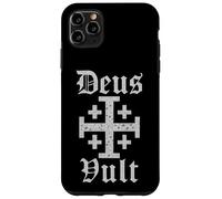 Deus Vult | Jerusalem Cross | Christian Templar Carcasa para iPhone 11 Pro Max