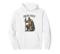 Deus Vult - Palabra Latina Minimalista para Historia 001 Sudadera con Capucha