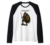 Deus Vult - Sacro Imperio Romano Germánico Camiseta Manga Raglan