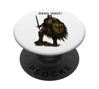 Deus Vult - Sacro Imperio Romano Germánico PopSockets PopGrip Adhesivo