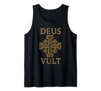 DEUS VULT | Templo católico Camiseta sin Mangas