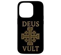DEUS VULT | Templo católico Carcasa para iPhone 14 Pro