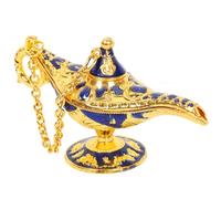 Deuson Aladdin Lampe,Wunderlampe,Legende Classic Deko,4x8x3 cm,Deko-Relieflampe,Heimdekoration,Tischdekoration,Geburtstagsgeschenk(blau)