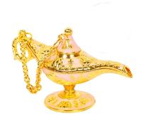 Deuson Aladdin Lampe,Wunderlampe,Legende Klassische Dekoration ,4x8x3 cm,dekorative 3D-Relieflampe,Heimdekoration,Tischdekoration,Geburtstagsgeschenk(rosa)