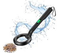 Deuson Detector de metales Detector de metales de alta sensibilidad portátil con alertas audibles y de vibración 360 ° Detector de metal Hands Metal Detector IP54 Finder de tesoro de metal impermeable