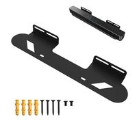 Deuson Soporte de barra de sonido para Sonos Beam, estructura de altavoces de metal inoxidable, soporte de pared resistente para Sonos Beam Gen 1 y Gen 2, debajo o encima del televisor (negro)