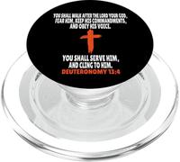 Deuteronomio 13:4 Versículos de la Biblia Escritura PopSockets PopGrip para MagSafe