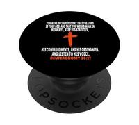 Deuteronomio 26:17 Versículos de la Biblia Escritura PopSockets PopGrip Adhesivo