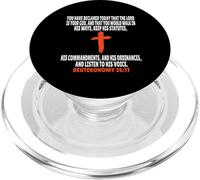 Deuteronomio 26:17 Versículos de la Biblia Escritura PopSockets PopGrip para MagSafe