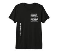 Deuteronomio 31:6, Sé Fuerte y Valiente, Cristiano Camiseta Premium