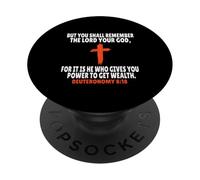 Deuteronomio 8:18 Versículos de la Biblia Escritura PopSockets PopGrip Adhesivo
