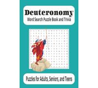 Deuteronomy Word Search Puzzle Book: Word Searches with Easy to Read Print about the Book of Deuteronomy, the Bible, and Trivia Questions | 6x9 ... Sunday School Classes, and Free Times