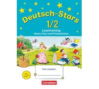 Deutsch-Stars 1./2. Schuljahr. Lesetraining Hexen, Feen und Prinzessinnen: Übungsheft. Mit Lösungen. Allgemeine Ausgabe
