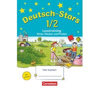 Deutsch-Stars 1./2. Schuljahr. Lesetraining Ritter, Räuber und Piraten: Übungsheft. Mit Lösungen