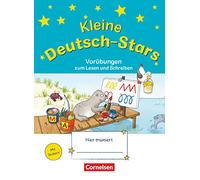 Deutsch-Stars 1. Schuljahr - Kleine Deutsch-Stars. Vorübungen zum Schreiben und Lesen: Übungsheft. Mit Lösungen