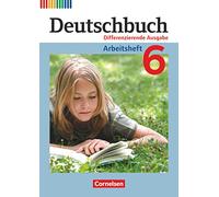 Deutschbuch: Arbeitsheft 6 mit Losungen Differenzierende Ausgabe