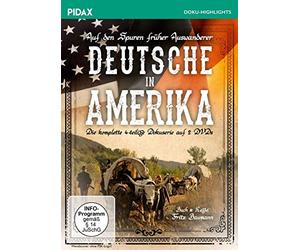 Deutsche in Amerika / Die komplette 4-teilige Dokuserie auf den Spuren früher Auswanderer (Pidax Doku-Highlights) [Alemania] [DVD]