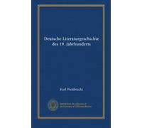 Deutsche Literaturgeschichte des 19. Jahrhunderts (v.1)