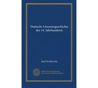 Deutsche Literaturgeschichte des 19. Jahrhunderts (v.2)