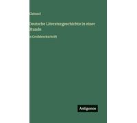 Deutsche Literaturgeschichte in einer Stunde: in Großdruckschrift