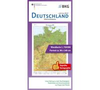 Deutschland auf einen Blick! Übersichtskarte 1:750 000: Übersichtskarte 1:750 000