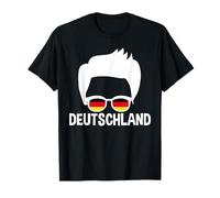 Deutschland Boy Silhouette - Gafas de Sol con Bandera Alemana Camiseta