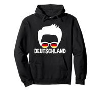 Deutschland Boy Silhouette - Gafas de Sol con Bandera Alemana Sudadera con Capucha