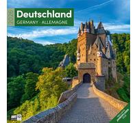 Deutschland Broschürenkalender 2026 - 30x30 - Art12: Stilsicherer Landschaftskalender im schlanken Hochformat (aufgeklappt 30x60 cm) | zum Eintragen