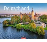 Deutschland Kalender 2027 - Germany: Deutsche Städte und Landschaften in einem großen Fotokalender. Posterkalender im Querformat 44 x 34 cm mit Motiven aus ganz Deutschland. Großer Wandkalender