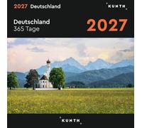 Deutschland - KUNTH 365-Tage-Abreißkalender 2027: Tägliche Inspiration in Bild und Text. Kalender zum Aufhängen oder Aufstellen.