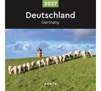 Deutschland - KUNTH Broschurkalender 2027: Farbenprächtiger Wandkalender mit Monatskalendarium für Notizen