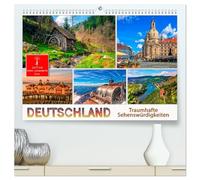 Deutschland - traumhafte Sehenswürdigkeiten (hochwertiger Premium Wandkalender 2026 DIN A2 quer), Kunstdruck in Hochglanz: Eine visuelle Reise von der Nordsee bis zu den Alpen.