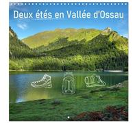 Deux étés en Vallée d'Ossau (Calendrier mural carré 2026 30 x 60 cm (ouvert)) Calendrier double avec une page pour vos prises de notes