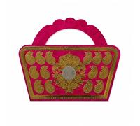 DEV SANKET Designer Purse Style Shagun Envelope, Red Decorative Cash Gift Envelope for Weddings, Festivals, Housewarming & Special Occasions Pack of 10