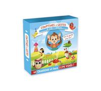 Deva Jeunesse - Deva jeunesse - Comptines à Gestes - Coffret CD + DVD avec Livret des Paroles - 40 Titres de Comptines et Chansons pour Enfants, Maternelle et Bébés - Idéal pour Enfants de 3 à 5 Ans