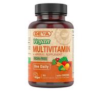 Deva Vegano Vitaminas, Multivitaminas Y Mineral Suplemento Hierro Gratis, 90 Tab