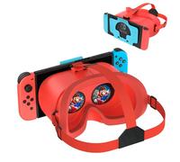 DEVASO Auriculares VR mejorados para Nintendo Switch y Switch Modelo OLED, Gafas de Realidad Virtual Switch con Lentes HD Ajustables y cómoda Correa para la Cabeza, Kit de Realidad Virtual Labo 3D