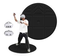 DEVASO Estera plegable VR, alfombra redonda antifatiga, antideslizante y cómoda, accesorios de juego de para PSVR2, Oculus Quest 2/Pro, Pico 4