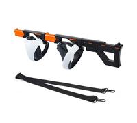 DEVASO Magnetic VR Gun Stock for PSVR2, 3-in-1 Changing VR Handle Accessories for Playstation VR2, Handle Attachment with Shoulder Straps for Enhance FPS Gaming Experience