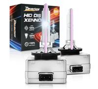 DeveChos D1S Xenon Bombilla: 12V 35W 10000K Luz Azul Frío Brillante HID Lámpara 12V Faro de Coche - 2x Unidades