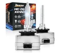 DeveChos D1S Xenon Bombilla: 12V 35W 6000K Luz Blanca Brillante HID Lámpara para 12V Faro de Coche - 2x Unidades
