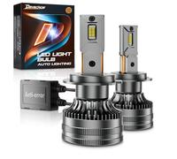 Devechos H7 LED Canbus 30000LM: Bombillas H7 160W para Faros de Coche 12V y Camión 24V - Luz LED 6500K Blanco