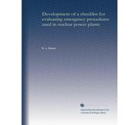 Development of a checklist for evaluating emergency procedures used in nuclear power plants