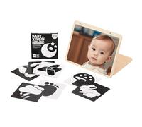Developmental Play Set, Double Sided Educational Toys, 7.68x9.06x11.81 Inches Preschool Activity, Portable Play Accessories with Cards for Early Childhood Learning, Boys and Girls