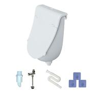 Devertro Mucho - Orinizo De Pared Con Tapa | Washout De Baño Montado En La Pared Orinal | A Prueba De Desbordamiento Con Función De Alambre Para Hombres Niños Fuera Baño Garaje Camp