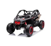 DEVESSPORT Can-Am Maverick Eléctrico 24 V | Buggy Infantil Todoterreno con Licencia Oficial, 2 Asientos, Ruedas de Goma EVA y Suspensión - para Niños de 1 a 7 Años